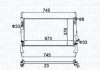 Фото автозапчасти радиатор двигателя FORD TRANSIT, TRANSIT TOURNEO 2.2D-3.2D 04.06-12.14 MAGNETI MARELLI 350213173900 (фото 1)