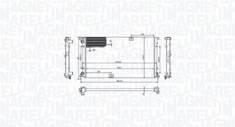 Фото автозапчастини chłodnica RENAULT KANGOO 1.5dCi MAGNETI MARELLI 350213213400