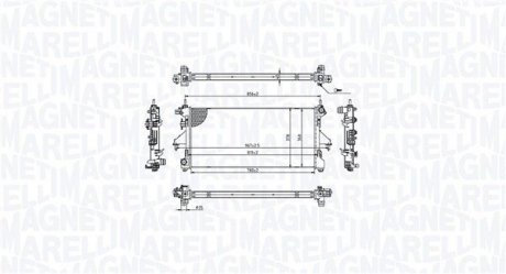 Фото автозапчасти chłodnica FIAT DUCATO 250, 290 130D MAGNETI MARELLI 350213215400