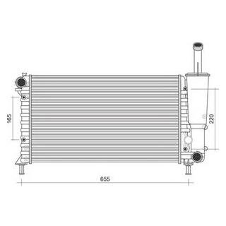 Радиатор двигателя FIAT PUNTO 1.2 09.99-12.10 MAGNETI MARELLI 350213892000 (фото 1)