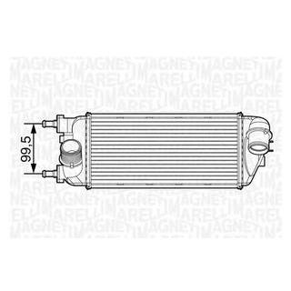 Фото автозапчасти интеркуллер FIAT 500, 500 C, PANDA; FORD KA 0.9/1.3D 10.08- MAGNETI MARELLI 351319201500