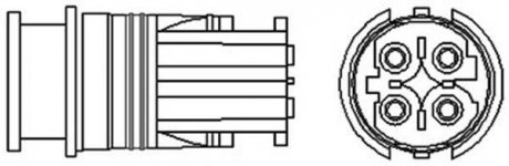 Кисневий датчик (кількість дротів 4, 510мм) BMW 3 (E36), 3 (E46), 5 (E39), 7 (E38), 8 (E31), Z3 (E36) 1.6-5.4 03.92-07.06 MAGNETI MARELLI 466016355023