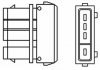Фото автозапчастини кисневий датчик (кількість дротів 3, 610мм) SEAT CORDOBA, IBIZA II, TOLEDO I; Volkswagen CORRADO, GOLF I, GOLF II, GOLF III, PASSAT, VENTO 1.8/2.0 02.88-09.02 MAGNETI MARELLI 466016355069 (фото 1)