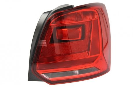 Задний фонарь правая (P21W/PY21W/W16W, цвет поворота красный, цвет стекла белый/красный, свет заднего хода) Volkswagen POLO V 6R 06.09-05.14 MAGNETI MARELLI 714000028731 (фото 1)