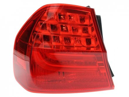 Задний фонарь левая (наруж, P21W, цвет поворота красный, цвет стекла красный) BMW 3 E90, E91 Седан 08.08-05.12 MAGNETI MARELLI 714021830701