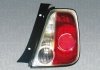 Задній ліхтар права (P21W/PY21W/RY10W, колір повороту білий, колір скла червон, світло заднього ходу, рамка хром) FIAT 500 01.07-08.15 MAGNETI MARELLI 714027040884 (фото 1)