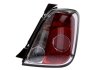 Задний фонарь правая (P21W/PY21W/RY10W, цвет поворота белый, цвет стекла красный, свет заднего хода, рамка черный) FIAT 500 01.07-08.15 MAGNETI MARELLI 714027040886 (фото 1)