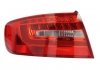 Задній ліхтар ліва (зовнішн, W16W, колір повороту червоний, колір скла білий/червон) AUDI A4 B8 5D 11.11-05.16 MAGNETI MARELLI 714081120701 (фото 1)