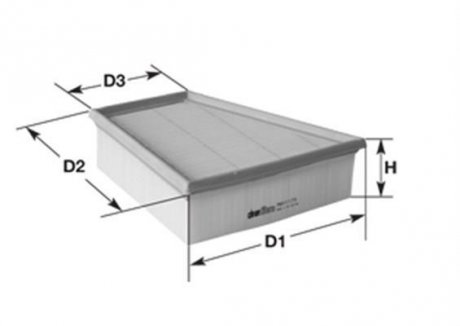 Фото автозапчастини фільтр повітряний MAGNETI MARELLI 71758671