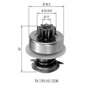 Фото автозапчасти бендикс VW T2 MAGNETI MARELLI 940113020013