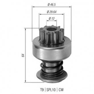 Фото автозапчастини бендикс (z=9) BMW E21/E24/E28/E30, FORD Transit [] MAGNETI MARELLI 940113020098