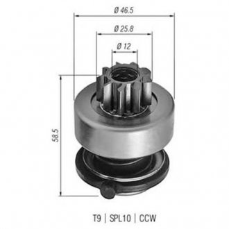 Фото автозапчастини бендикс стартера MAGNETI MARELLI 940113020255