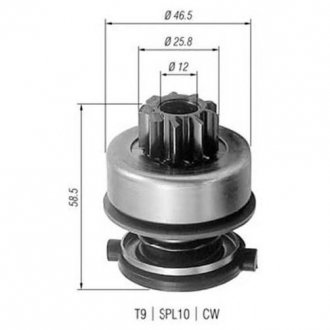 Фото автозапчасти бендикс стартера MAGNETI MARELLI 940113020259