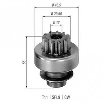 Фото автозапчасти бендикс стартера MAGNETI MARELLI 940113020306