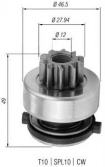 Фото автозапчастини бендикс (z=10) DB W124/202/210 двигун.M104 [] MAGNETI MARELLI 940113020357 (фото 1)