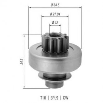 Фото автозапчасти ведущая шестерня, стартер MAGNETI MARELLI 940113020379