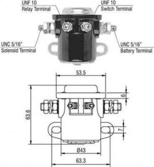 Фото автозапчастини соленоїд стартера MAGNETI MARELLI 940113050017 (фото 1)