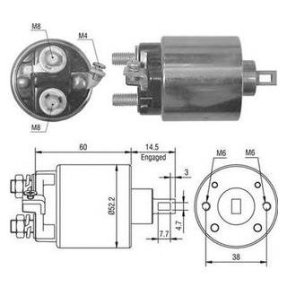 Фото автозапчастини соленоид OPEL Combo 1.7D- HITACHI MAGNETI MARELLI 940113050022 (фото 1)