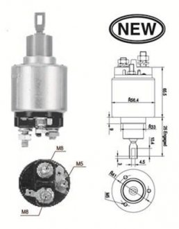 Фото автозапчастини соленоїд стартера MAGNETI MARELLI 940113050557