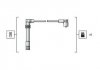 Фото автозапчастини комплект проводів запалювання AUDI A4, A6, A8; Volkswagen PASSAT 2.4/2.6/2.8 01.95-12.05 MAGNETI MARELLI 941318111162 (фото 1)