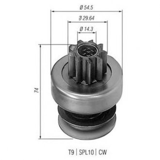 Фото автозапчасти бендикс OPEL Record 1,8-2,0 86-/2,0-2,3D MAGNETI MARELLI AMB0086