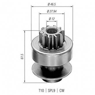 Фото автозапчасти renault бендикс r18/25 master, trafic 2,1d/td MAGNETI MARELLI AMB0165 (фото 1)