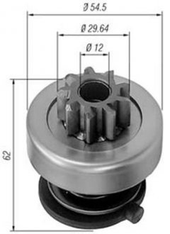 Фото автозапчасти бендикс стартера MAGNETI MARELLI AMB0167