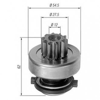 Фото автозапчастини бендикс стартера FORD MAGNETI MARELLI AMB0193 (фото 1)