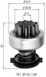 Фото автозапчасти бендикс стартера MAGNETI MARELLI AMB0279