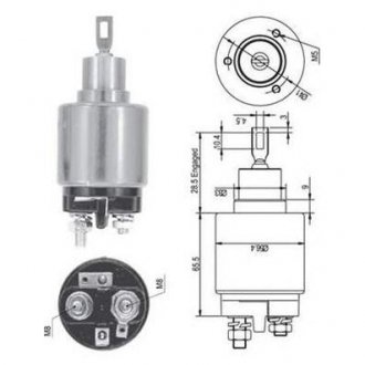 Фото автозапчасти реле втягивающее FIAT,ALFA ROMEO,VOLVO [940113050127] MAGNETI MARELLI AME0127