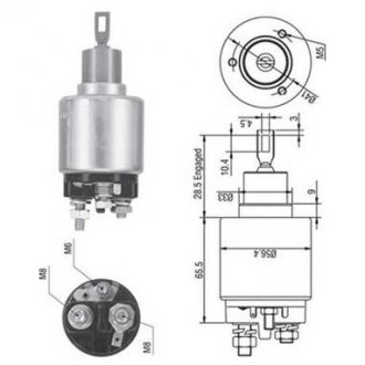 Фото автозапчасти втягуюче реле OPEL,IT MAGNETI MARELLI AME0271