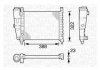 Фото автозапчастини радіатор двигуна FIAT UNO 1.1 01.83-12.93 MAGNETI MARELLI BM129 (фото 1)