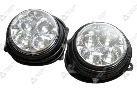 Фото автозапчастини фари DRL LED кпл. лев.+пра. 12/24V 2*3W (Magneti-Marelli) MAGNETI MARELLI LAQ010