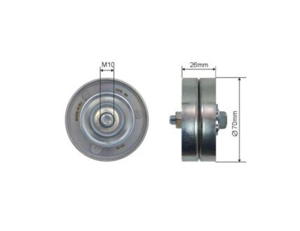 Фото автозапчасти шків натяжний MAGNETI MARELLI MAMPQ1326