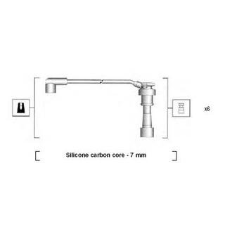 Фото автозапчасти набір проводів MAGNETI MARELLI MSK872