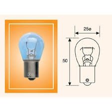 Фото автозапчастини лампа освітлення 24V P21W BA15S 008511100000 MAGNETI MARELLI P21W 24