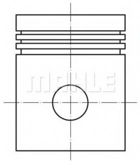 Фото автозапчастини поршень MAHLE / KNECHT 0017601