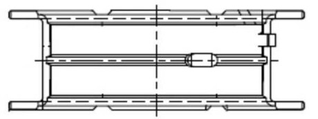 Фото автозапчастини вкладиші корінні (пара) 0,25 PASS-L MB 1,8/2,1CDi OM651 SPUTTER 06- (1) (Mahle) MAHLE / KNECHT 001FL21834025