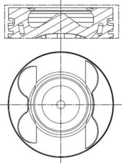 Фото автозапчасти поршень MAHLE / KNECHT 001PI00181000