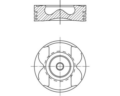 Фото автозапчасти поршень MAHLE / KNECHT 001PI00182000