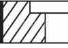 Комплект поршневих кілець 86 (STD) 2,5-2-3 поршневі кілця MERCEDES E (W211), G (W463), M (W163), S (W220) 4.0D 06.00- MAHLE / KNECHT 00401N0 (фото 1)