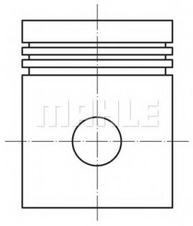 Поршень компрессора (диаметр 94мм, STD) MAHLE / KNECHT 004 15 00