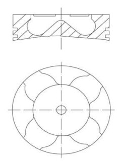 Фото автозапчастини поршень MAHLE / KNECHT 007 PI 00163 000