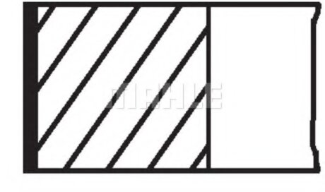 Фото автозапчасти pierчcienie tэokowe fiat 1,3 m-jet 69,80 +0,20 MAHLE / KNECHT 007RS001480N1 (фото 1)