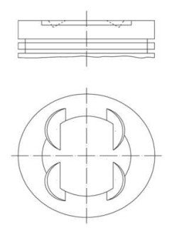 Фото автозапчастини поршень MAHLE / KNECHT 011PI00110000