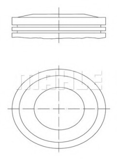 Фото автозапчастини поршень MAHLE / KNECHT 0121000