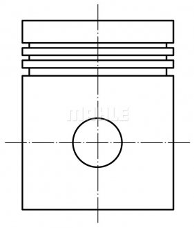 Фото автозапчастини поршень 92.01 (стандартний розмір [STD]) VOLVO 240 2.1 08.74-08.84 MAHLE / KNECHT 037 36 00 (фото 1)