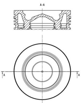 Фото автозапчастини поршень MAHLE / KNECHT 061PI00139000