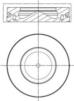 Фото автозапчастини поршень двигуна MAHLE / KNECHT 081 PI 00113 000 (фото 1)