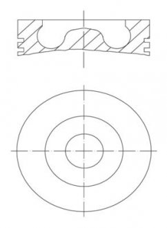 Фото автозапчасти поршень R.V.I., VOLVO MAHLE / KNECHT 099 PI 00127 000